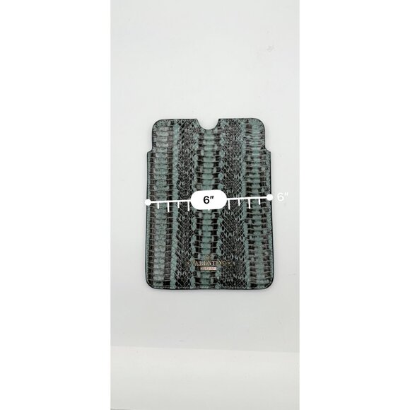 Valentino Garavani Reptile Embossed Leather iPad Mini Case - Picture 12 of 12